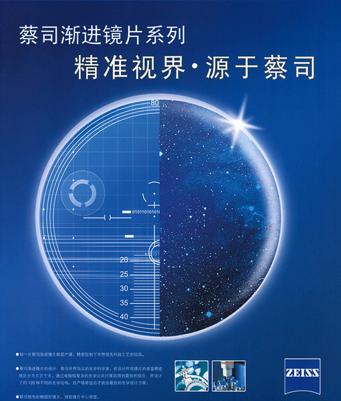 蔡司渐进多焦点镜片